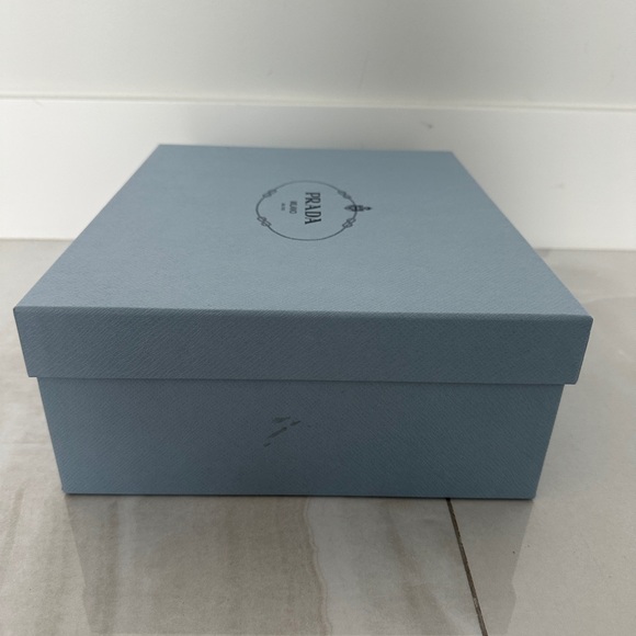 Prada Shoebox 2 New Logo Dust Bags with Logo Tissue Paper and Inserts - Picture 6 of 11
